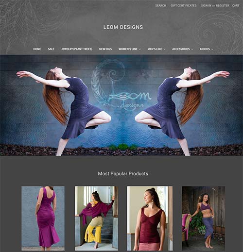 Leom Designs Website