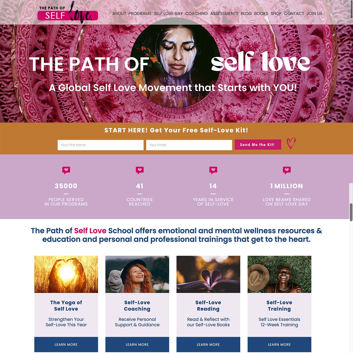 Path Of Self Love Website